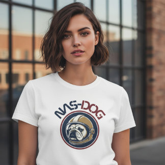 Camiseta Cães Astronautas Engraçados no Espaço