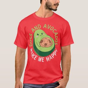 Camiseta Cães Avocadog E Avocado Dogocado