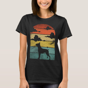 Camiseta Cães Boxer retrô vintage e animal fofo