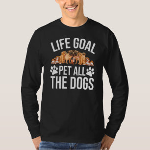Camiseta Cães Cães Abrigar-se-à-vida Cães-Pet Cães-Pet