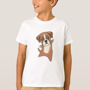 Camiseta Cães Cães Boxer Cachorros De Cachorro Para Criança