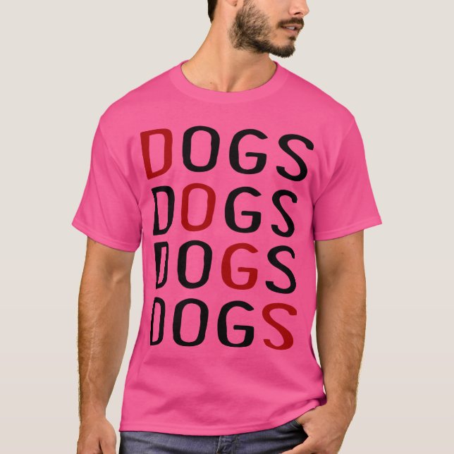 Camiseta Cães Cães Cães Cães Retro Amigo (Frente)