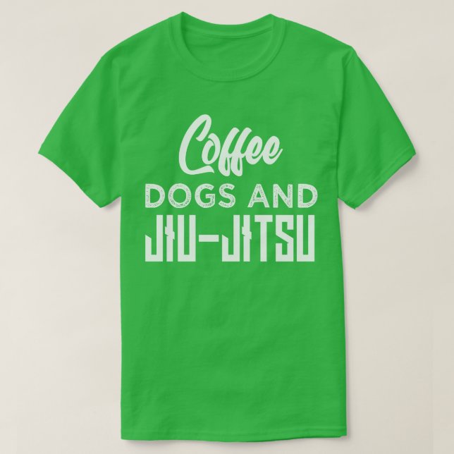 Camiseta Cães Café Jiu Jitsu (Frente do Design)