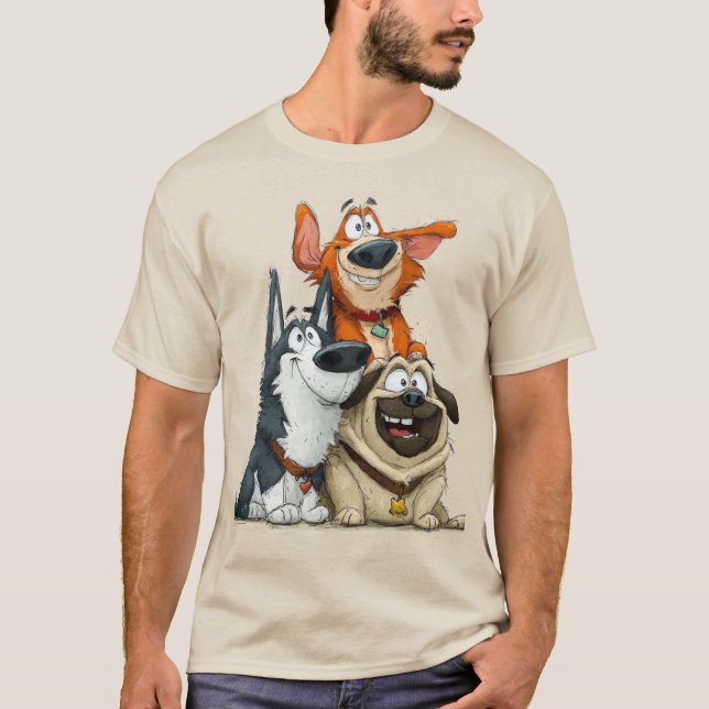 Camiseta Cães caprichosos (Frente)