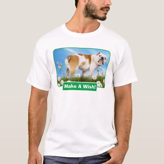 Camiseta Cães com Dandelion (Frente)