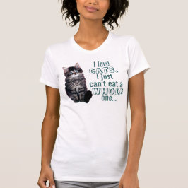 Camiseta Cães contra gatos - amante do cão
