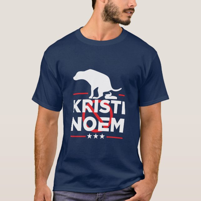 Camiseta Cães Contra Kristi Noem (Frente)