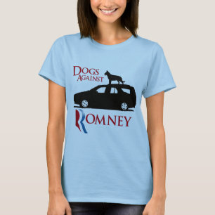Camiseta Cães contra Romney - .png
