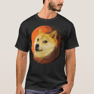 Camiseta Cães Cópulos Marte Cópulos Vermelhos Criptocuro Pl