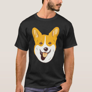 Camiseta Cães Corgi Face Dono de Pet Cachorro