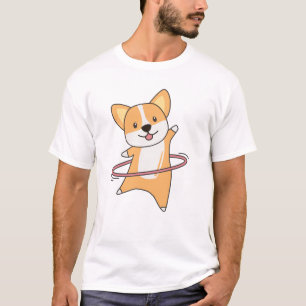 Camiseta Cães Corgi O Esporte Hullern Cachorro Bonito Engra