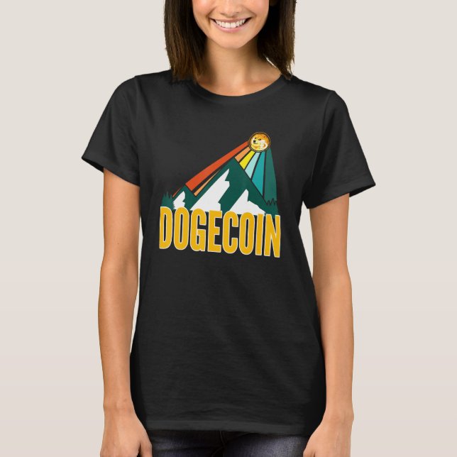 Camiseta Cães Cripto Montanha Raios Criptocurris (Frente)