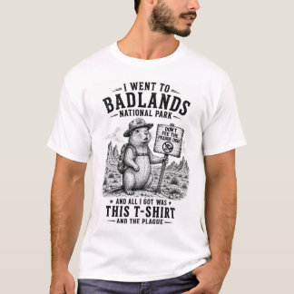Camiseta Cães-da-pradaria do Parque Nacional Badlands