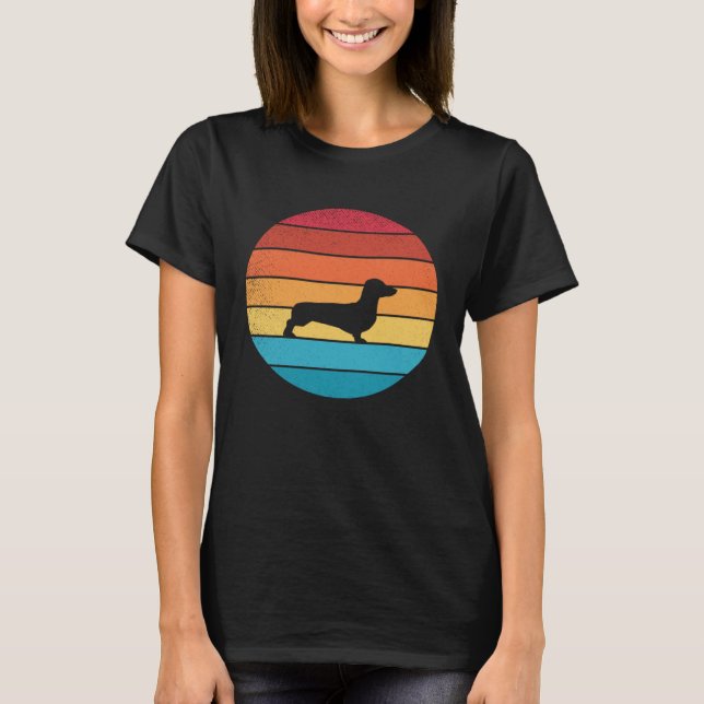 Camiseta Cães Dachshund e animais fofos (Frente)