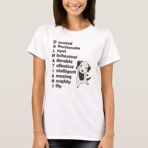 Camiseta Cães Dalmáticos Características Cachorros