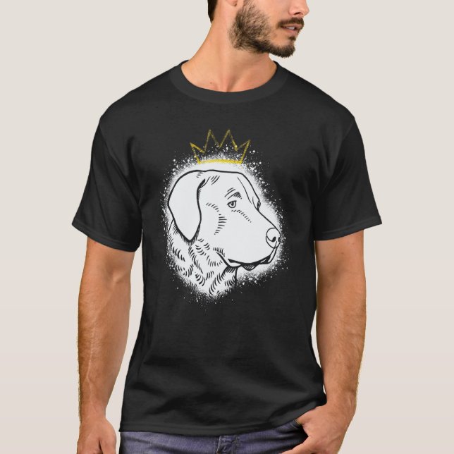 Camiseta Cães de Água da Baía de Chesapeake com Coroa (Frente)