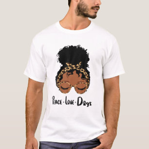 Camiseta Cães de Amor pela Paz Engraçados Cães Brancos Cães