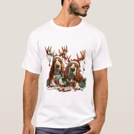 Camiseta Cães de Cães de Caça de Natal