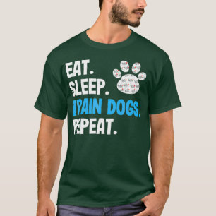 Camiseta Cães de Comboio Repetir Treinamento de Cães Formad