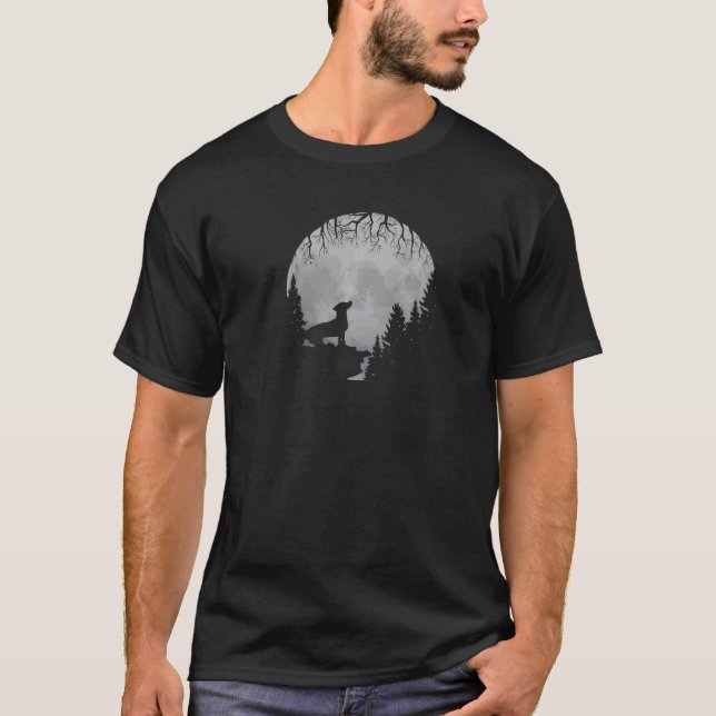 Camiseta Cães de Dachshund Teckel (Frente)