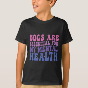Camiseta Cães De Groovy São Para Minha Citação De Saúde Men