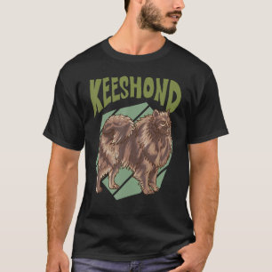 Camiseta Cães de Identificação de Cães de Keeshond Propriet