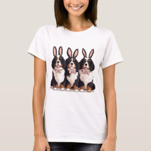 Camiseta Cães de Montanha Bernese páscoas