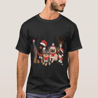 Camiseta Cães de Natal, Amante de Cães, Amante de Natal