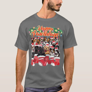 Camiseta Cães de Natal - Cachorro de Festa e Fofinho Sexta