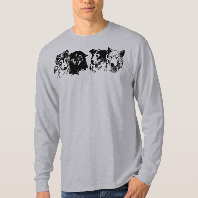 Camiseta Cães de trenó (Frente)
