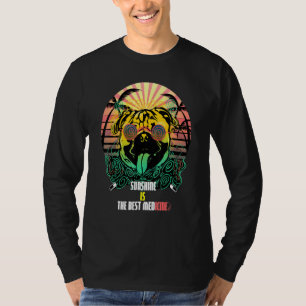 Camiseta Cães De Verão A Luz Do Sol É A Melhor Medicina