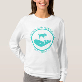 Camiseta "Cães desabrigados de ajuda "