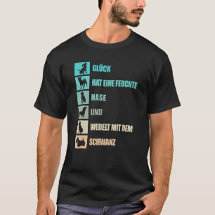 Camiseta Cães Dizendo Em Alemão Sobre Quatro Cachorros Amig