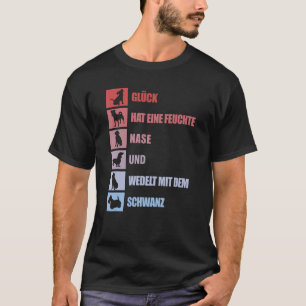 Camiseta Cães Dizendo Em Alemão Sobre Quatro Cachorros Amig