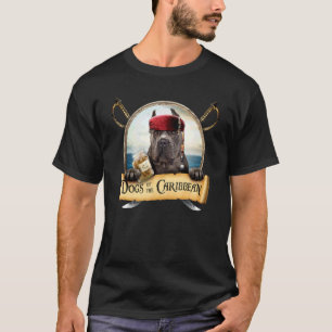 Camiseta Cães do Caribe   Cane Corso Preto Fofo