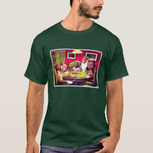 Camiseta Cães do póquer: Um blefe corajoso