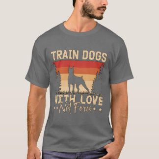 Camiseta Cães Dograinerrain com Proprietário De Cachorros D