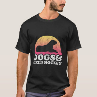 Camiseta Cães E Cães De Hóquei Em Campo