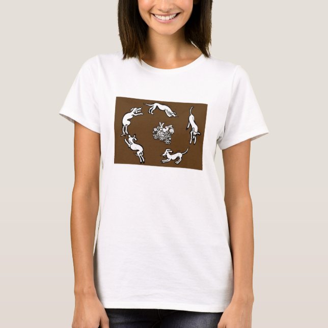 Camiseta Cães e coelhos (Frente)