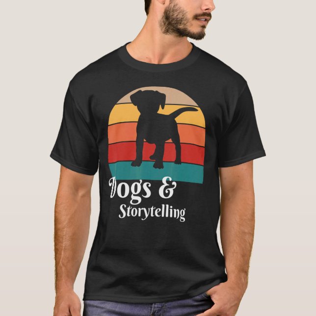 Camiseta Cães e contador de histórias (Frente)