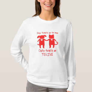 Camiseta cães e gatos