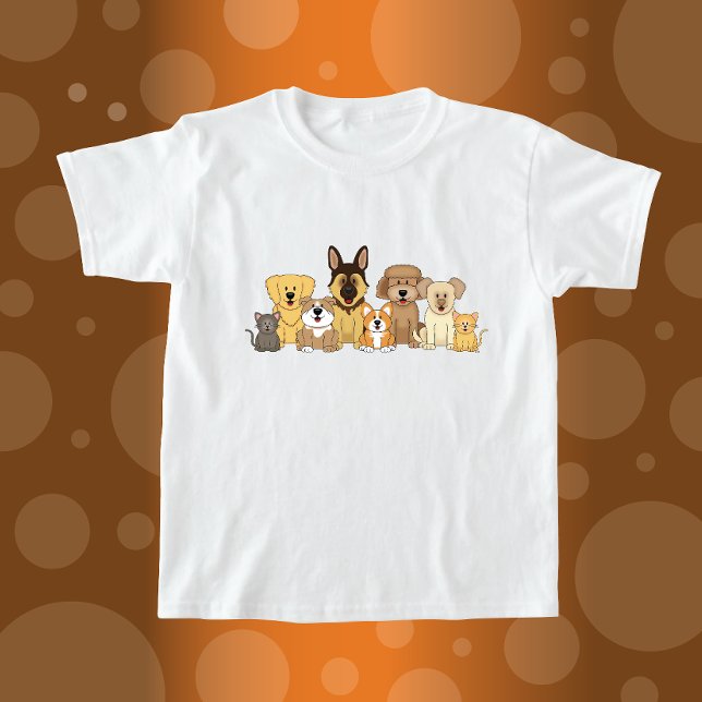 Camiseta Cães e Gatos JollyKins (Criador carregado)