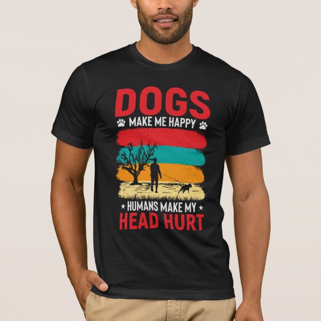 Camiseta Cães e Humanos (Frente)