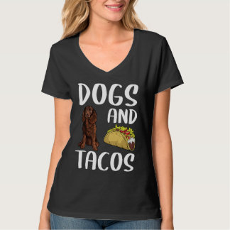 Camiseta Cães E Tacos American Water Spaniel Comida Mexican