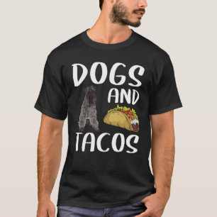 Camiseta Cães E Tacos Kerry Blue Terrier Comida mexicana