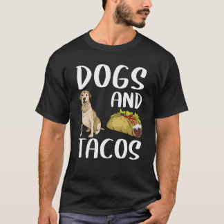 Camiseta Cães E Tacos Labrador Retriever Comida Mexicana
