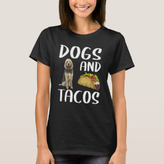 Camiseta Cães e Tacos Otterhound Comida mexicana