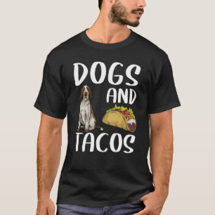 Camiseta Cães e Tacos Spinoni Italiani Comida mexicana