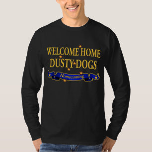 Camiseta Cães empoeirados Home bem-vindos