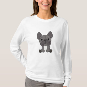 Camiseta Cães Franceses Bulldog Cachorros Cutes Para Crianç